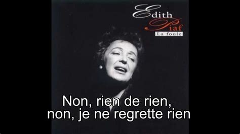 edith piaf non je ne regrette rien lyrics english|no rien edith piaf lyrics.